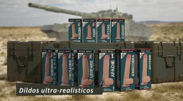 Dildo reallistico de silicona